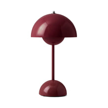 Load image into Gallery viewer, Flowerpot VP9 Portable Table Lamp in Dark Plum.
