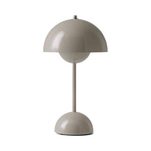 Load image into Gallery viewer, Flowerpot VP9 Portable Table Lamp in Grey Beige.
