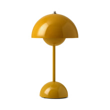 Load image into Gallery viewer, Flowerpot VP9 Portable Table Lamp in Mustard.
