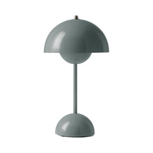 Load image into Gallery viewer, Flowerpot VP9 Portable Table Lamp in Stone Blue.
