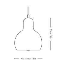 Load image into Gallery viewer, Mega Bulb SR2 Pendant Light - line drawing.
