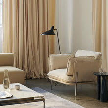 Load image into Gallery viewer, Tripod HM8 Floor Lamp in living room.
