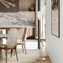 Load image into Gallery viewer, Geyser Floor Lamp in living room.
