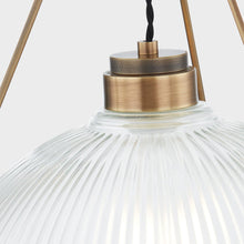 Load image into Gallery viewer, Glint Semi Flush Mount Ceiling Light in Detail.

