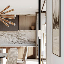 Load image into Gallery viewer, Keanu Chandelier in kitchen.
