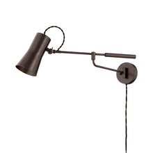 Load image into Gallery viewer, Novel Plug-in Wall Light in Bronze.

