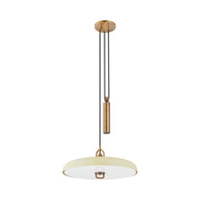 Load image into Gallery viewer, Plummet LED Pendant Light in Soft Sand.
