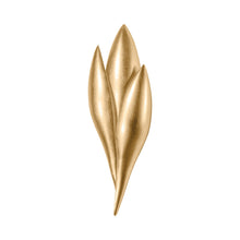 Load image into Gallery viewer, Rose Wall Light in Vintage Gold Leaf.
