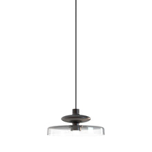 Load image into Gallery viewer, Tread LED Pendant Light in Matt Bronze/Crystal.
