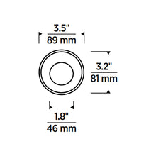 Load image into Gallery viewer, Entra 3-Inch Trim - line drawing.
