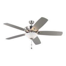 Load image into Gallery viewer, Colony Ceiling Fan in Brushed Steel/Silver / With Light (60-Inch).
