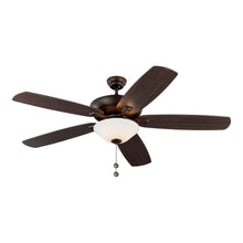 Load image into Gallery viewer, Colony Ceiling Fan in Roman Bronze/Bronze / With Light (60-Inch).
