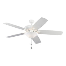 Load image into Gallery viewer, Colony Ceiling Fan in Matte White / With Light (60-Inch).
