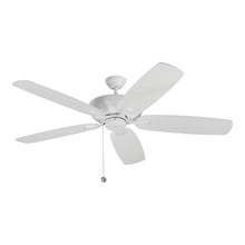 Load image into Gallery viewer, Colony Ceiling Fan in Matte White / Without Light (60-Inch).
