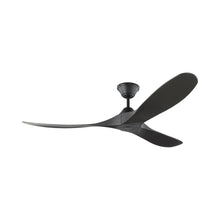 Load image into Gallery viewer, Maverick Coastal Outdoor Ceiling Fan in Midnight Black (52-Inch).
