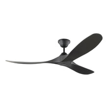 Load image into Gallery viewer, Maverick Coastal Outdoor Ceiling Fan in Midnight Black (60-Inch).
