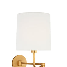 Load image into Gallery viewer, Go Lightly Swing Arm Wall Light in Detail.
