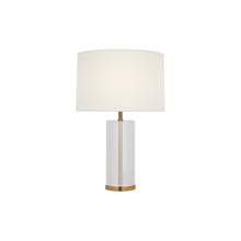 Load image into Gallery viewer, Lineham Table Lamp in Crystal/Brass(Small).
