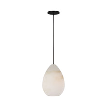 Load image into Gallery viewer, Alina Pendant Light in Nightshade Black/Alabaster (Medium).
