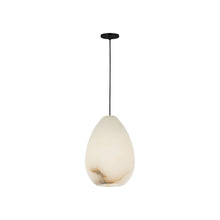 Load image into Gallery viewer, Alina Pendant Light in Nightshade Black/Alabaster (Small).
