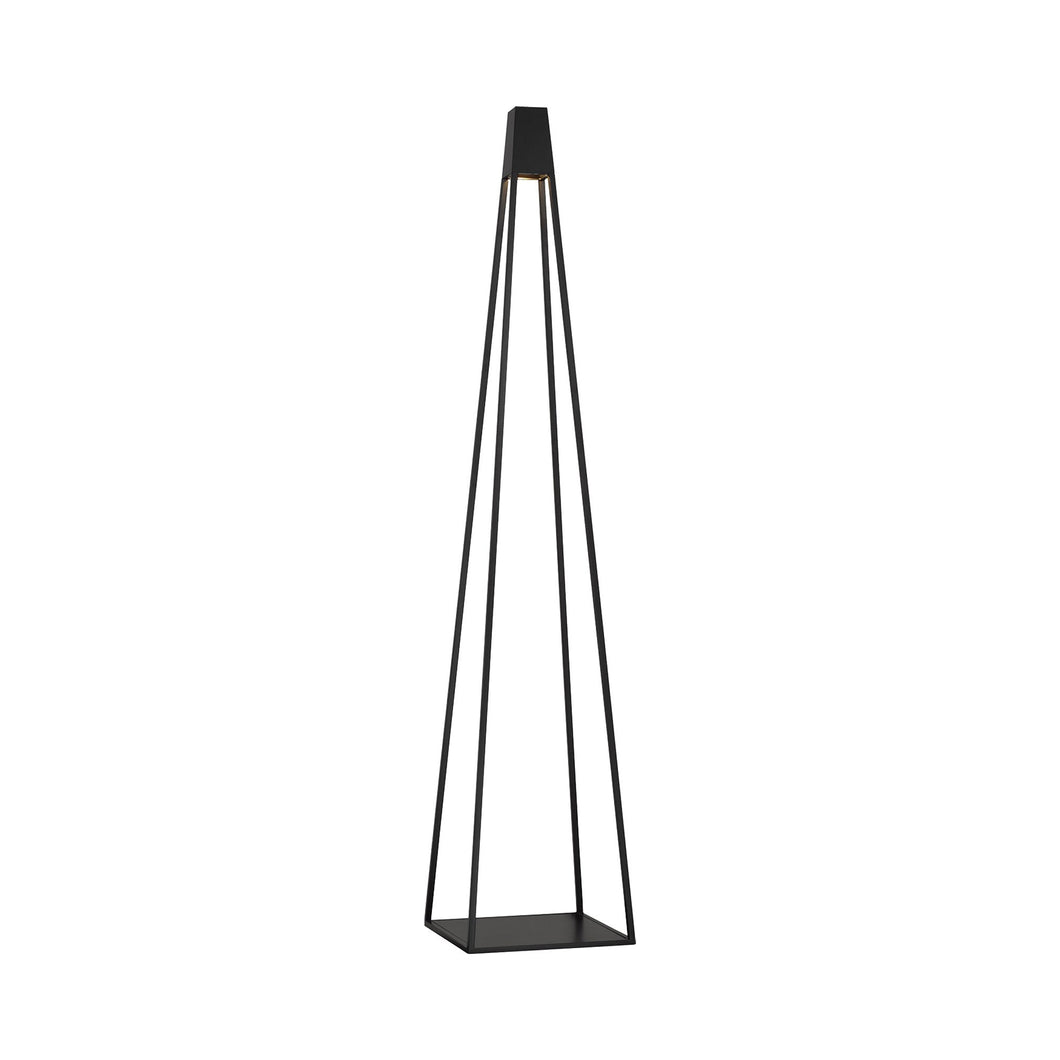 Apex LED Floor Lamp in Black.