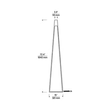 Load image into Gallery viewer, Apex LED Floor Lamp - line drawing.
