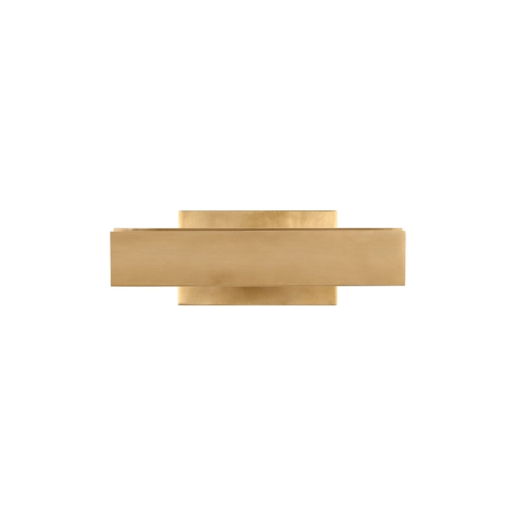Bau LED Picture Light in Natural Brass (8-Inch).