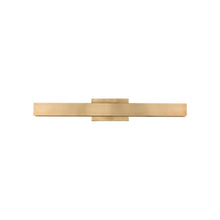 Load image into Gallery viewer, Bau LED Picture Light in Natural Brass (18-Inch).
