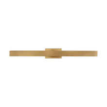 Load image into Gallery viewer, Bau LED Picture Light in Natural Brass (24-Inch).

