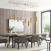 Load image into Gallery viewer, Blok Small Low Voltage Pendant Light in dining room.

