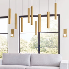Load image into Gallery viewer, Blok Small Low Voltage Pendant Light in living room.
