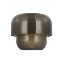 Load image into Gallery viewer, Bolete LED Table Lamp in Seeded Smoke (10.3-Inch).
