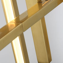 Load image into Gallery viewer, Cityscape LED Chandelier in Detail.
