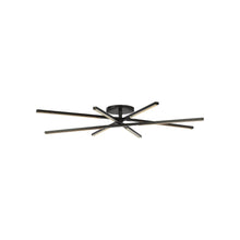 Load image into Gallery viewer, Cityscape LED Flush Mount Ceiling Light in Bronze (Medium).
