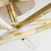 Load image into Gallery viewer, Cityscape LED Flush Mount Ceiling Light in Detail.
