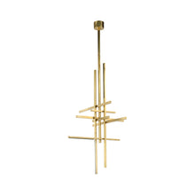 Load image into Gallery viewer, Cityscape LED Pendant Light in Detail.
