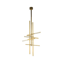 Load image into Gallery viewer, Cityscape LED Pendant Light in Detail.
