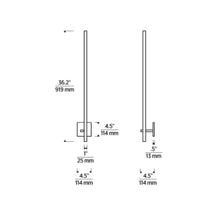 Load image into Gallery viewer, Cityscape LED Wall Light - line drawing.
