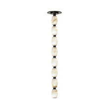 Load image into Gallery viewer, Collier LED Pendant Light in Bronze/Alabaster (26.2-Inch).
