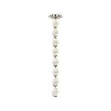 Load image into Gallery viewer, Collier LED Pendant Light in Polished Nickel/Crystal (26.2-Inch).
