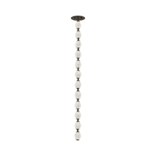 Load image into Gallery viewer, Collier LED Pendant Light in Bronze/Crystal (38.9-Inch).
