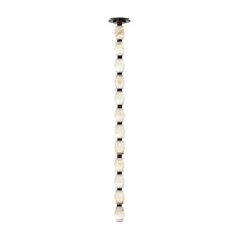 Load image into Gallery viewer, Collier LED Pendant Light in Bronze/Alabaster (38.9-Inch).
