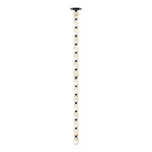 Load image into Gallery viewer, Collier LED Pendant Light in Bronze/Alabaster (51.6-Inch).
