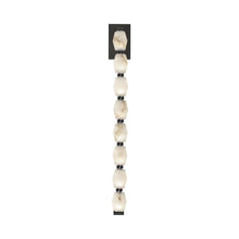 Load image into Gallery viewer, Collier LED Wall Light in Bronze/Alabaster (27.6-Inch).
