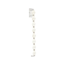 Load image into Gallery viewer, Collier LED Wall Light in Polished Nickel/Crystal (27.6-Inch).
