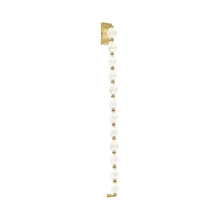 Load image into Gallery viewer, Collier LED Wall Light in Hand Rubbed Antique Brass/Crystal (40.3-Inch).
