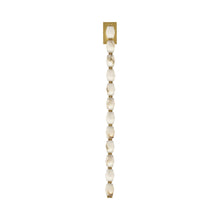 Load image into Gallery viewer, Collier LED Wall Light in Hand Rubbed Antique Brass/Alabaster (40.3-Inch).
