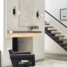 Load image into Gallery viewer, Crosby LED Wall Light in living room.
