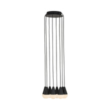 Load image into Gallery viewer, Cupola LED Chandelier in Nightshade Black (8-Light).
