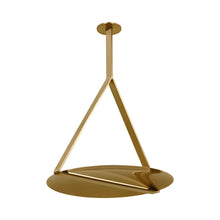 Load image into Gallery viewer, Cymbal LED Pendant Light in Detail.
